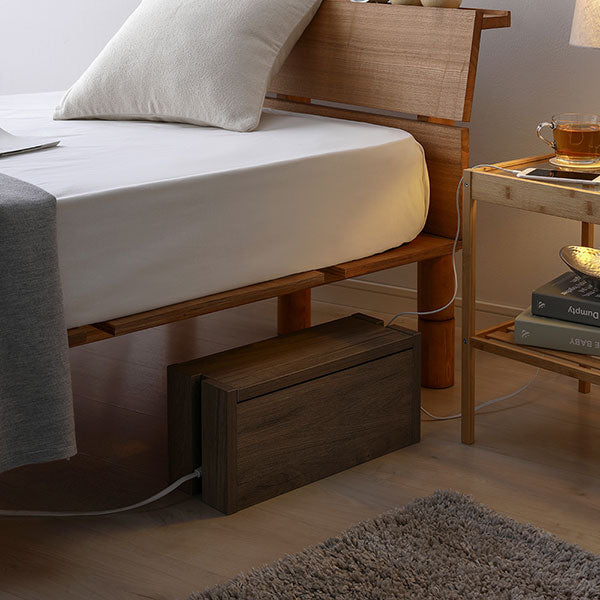 ケーブルボックス 〔 卓上タイプ ナチュラル 〕 幅40cm 収納ボックス コード収納 収納家具 ケーブル収納ボックス ケーブル隠し 電源タップ収納 ケーブルタップ収納 配線収納ボックス コードケース ケーブル収納BOX ケーブル収納