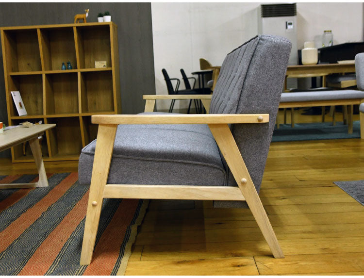 ソファ 3人掛け 幅162cm 肘掛け付き 脚付き リビングソファ 木肘 木脚 ローソファ フロアソファ リビング ダイニング ファブリック 天然木 三人掛け 3P 肘掛け(代引不可)