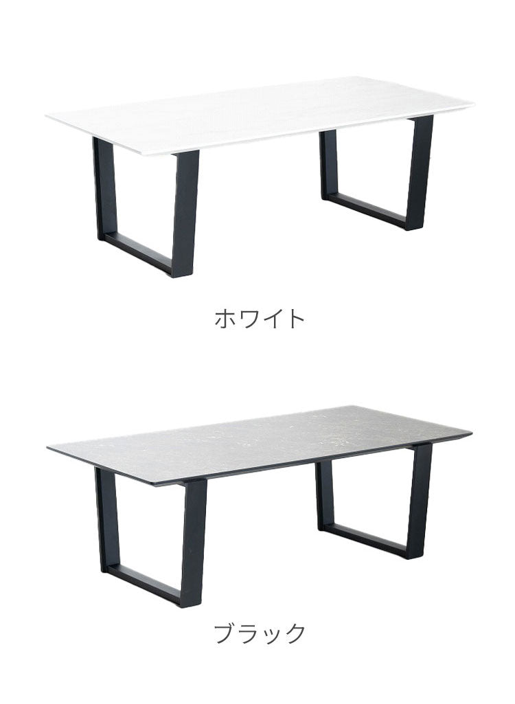センターテーブル 幅120cm ローテーブル リビングテーブル コーヒーテーブル ソファテーブル ローデスク モダン 北欧 大理石柄 ブラック ホワイト(代引不可)