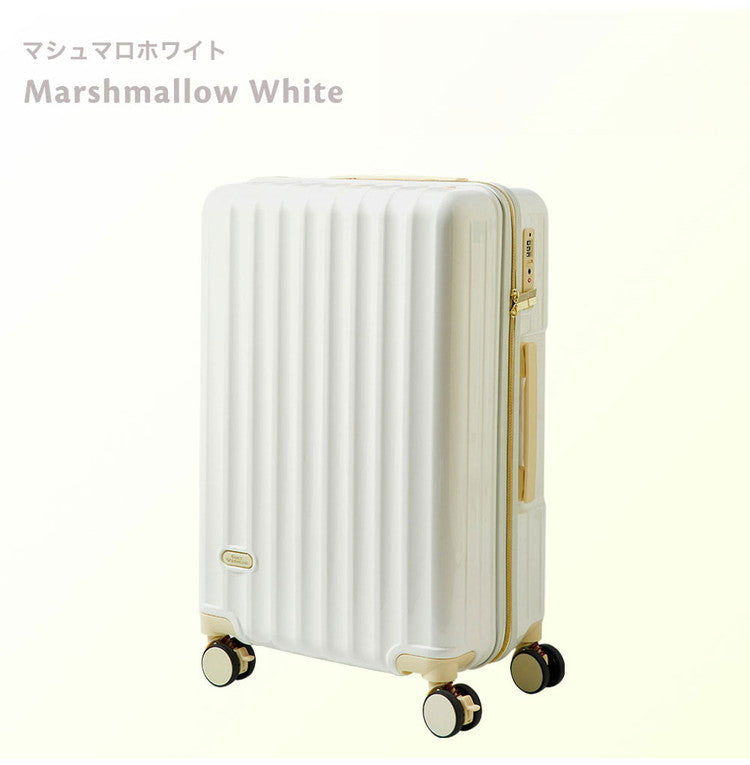 スーツケース Lサイズ 充電ポート カップホルダー付き ストッパーキャスター付き 軽量 かわいい キャリーケース おしゃれ キャリーバッグ 旅行かばん TSAロック(代引不可)