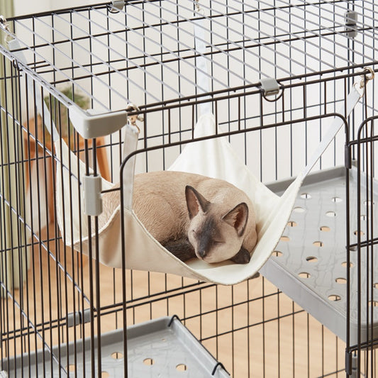 キャットケージ用 ハンモック 単品 リバーシブル 洗濯可能 耐荷重 10kg 猫 猫用品 ペット ペット用品 ファブリック ベロア調 両面仕様 ケージ取付 ケージ用 ケージ ペットケージ 専用