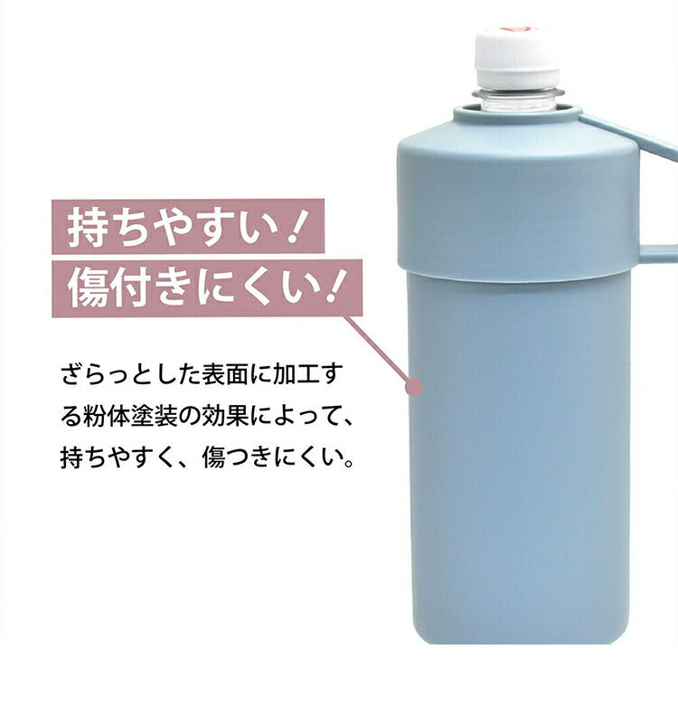 STOS ペットボトルクーラーケース ストス 保冷 保温 ペットボトルホルダー 500ml 350ml アジャスター付き ペットボトル アウトドア ペットボトルクーラー 暑さ対策 ステンレス シンプル おしゃれ