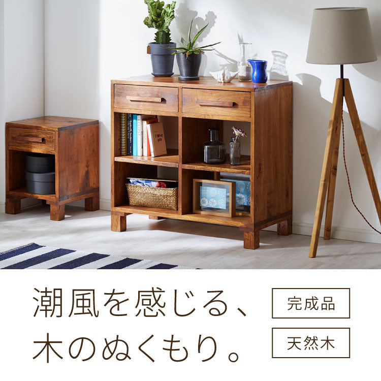 リビングボード 幅80 西海岸風 ローボード サイドボード 収納 引き出し収納 チェスト リビング収納 完成品 キャビネット 収納家具 脚付き テレビボード テレビ台 大容量 シンプル 本棚 コンパクト(代引不可)