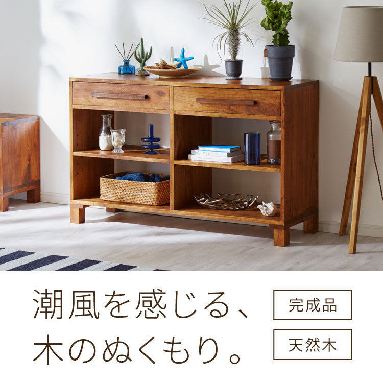 リビングボード 幅120 西海岸風 ローボード サイドボード 収納 引き出し収納 チェスト リビング収納 完成品 キャビネット 収納家具 脚付き テレビボード テレビ台 大容量 シンプル 本棚 コンパクト(代引不可)