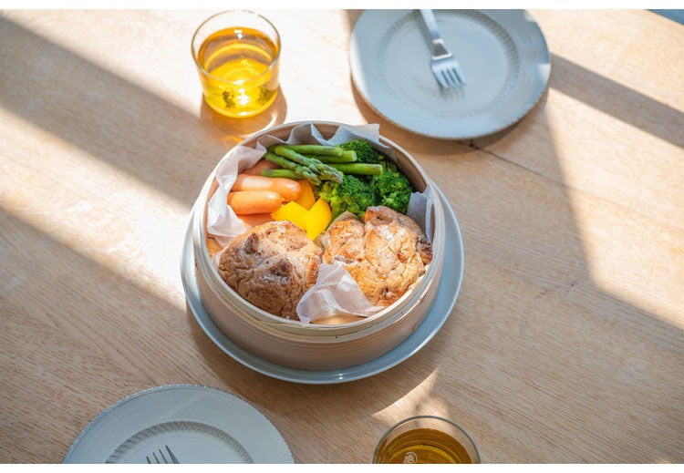 下村企販 杉中華せいろ 21cm 蓋付き せいろ 蒸し器 セイロ 肉まん 中華まん 蒸し料理 蒸し野菜 杉せいろ キッチン 調理器具 パン シュウマイ 小籠包