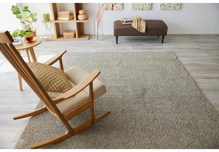 日本製 ラグ 190×240cm 滑り止め ソル SOL むじのラグ 無地 タフトラグ アイボリー ブラウン グレージュ 国産 スミノエ Suminoe 北欧 モダン シンプル おしゃれ(代引不可)