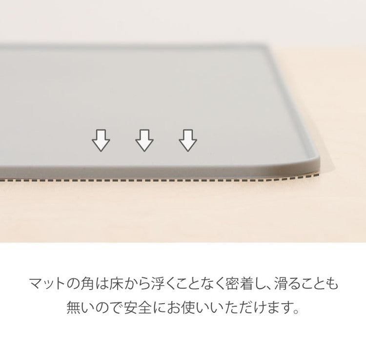 エッジシリコンマット 55cm×45cm 【リコメン堂限定オリジナルカラー 3色】薄型 防臭、防水機能付き トイレトレー ペットトイレ 薄型 ペット シート シーツ ペットシート 【roomnhome×リコメン堂】(代引不可)