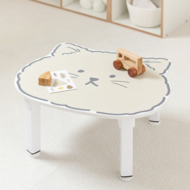 【販路限定】 roommhome プチキッズテーブル アニマル 幅56-59cm 高さ調整付き 折りたたみ キッズテーブル 子供 テーブル 子供用 テーブル 折り畳み 子供テーブル 机 こども用(代引不可)