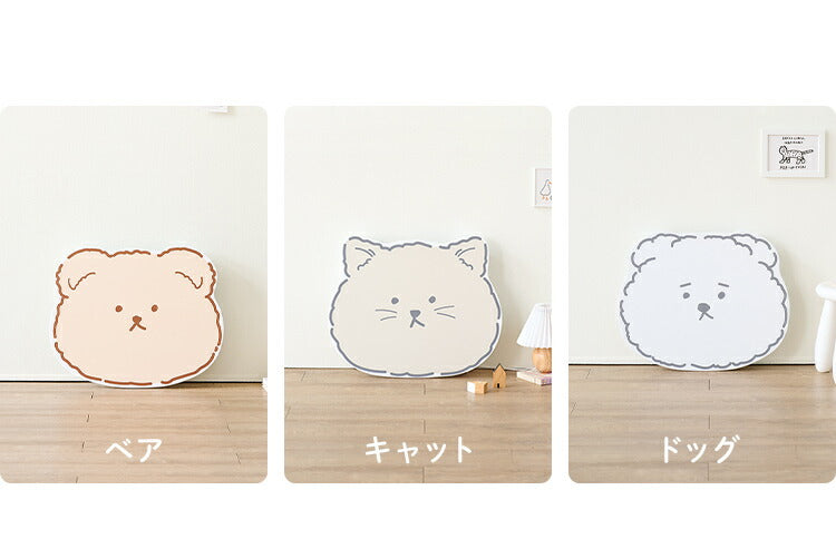 【販路限定】 roommhome プチキッズテーブル アニマル 幅56-59cm 高さ調整付き 折りたたみ キッズテーブル 子供 テーブル 子供用 テーブル 折り畳み 子供テーブル 机 こども用(代引不可)