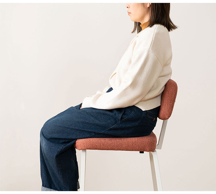 チェア カウンターチェア チェアー 椅子 イス いす 北欧 おしゃれ フットレスト ダイニングチェア レッド ベージュ グリーン かわいい アームレス 肘なし 背もたれ 布地 ファブリック(代引不可)