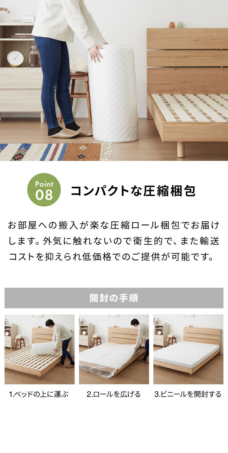 マットレス 折りたたみ 高反発 キング 3つ折り 厚さ10cm 炭入り リバーシブル 体圧分散 通気 洗える メッシュ生地 三つ折り 190N ごろ寝 敷布団 折り畳み 高反発マットレス ベッドマットレス 車中泊