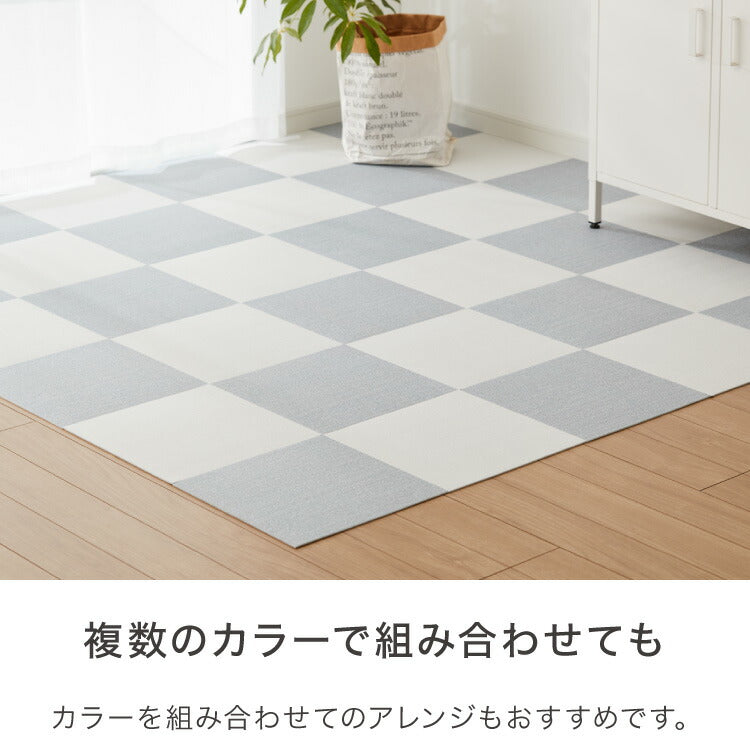 吸着マット 撥水 30×30 タイルカーペット 20枚入り 洗える ペット おくだけ 抗菌 防臭 丸洗いOK 洗濯可能マット 貼ってはがせる ズレない 滑り止めマット タイルマット 床保護 傷防止 キッチンマット