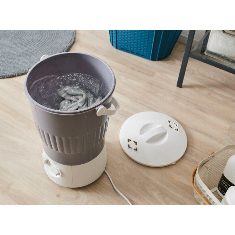simplus シンプラス バケツ式洗濯機 小型洗濯機 ペットミニ 泥 落とし 一人用洗濯機 ユニフォーム 赤ちゃん 作業着 介護 SP-BKWM01 洗濯機 小型 コンパクト バケツ かわいい