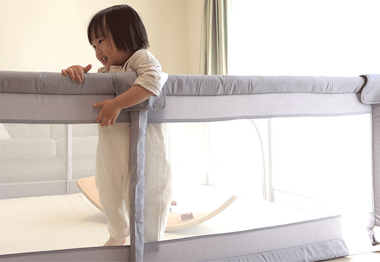 popomi ポポミ メッシュベビーサークル 120×70cm ベビーサークル 赤ちゃん メッシュ 持ち運び コンパクト ホワイト クリーム グレー ベビー 子ども(代引不可)
