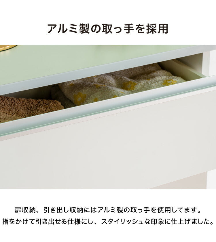 ランドリーチェスト ハイタイプ 幅50cm 高さ180cm 奥行40cm 【国産 大川家具 完成品】 ランドリー収納 ランドリーボックス サニタリーラック サニタリーチェスト(代引不可)