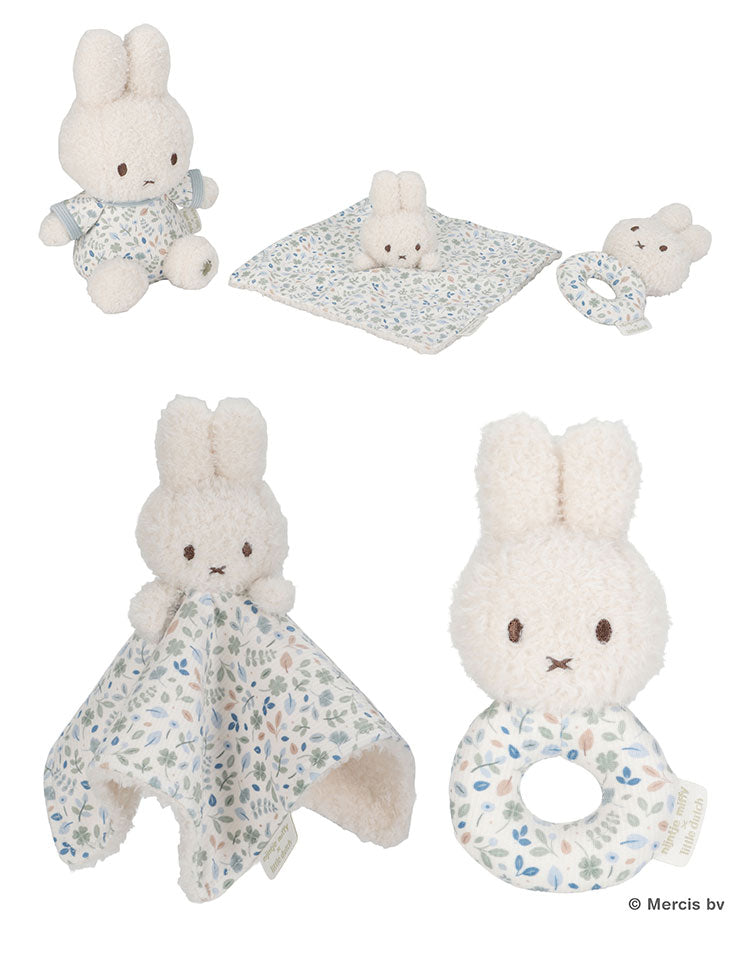 miffy LittleDutch ギフトボックス3点セット ぬいぐるみ ラトル ラッキーブロッサム ラッキーリーブス ギフト 赤ちゃん ミッフィー ベビー 0歳 かわいい おしゃれ セット リトルダッチ 出産祝い