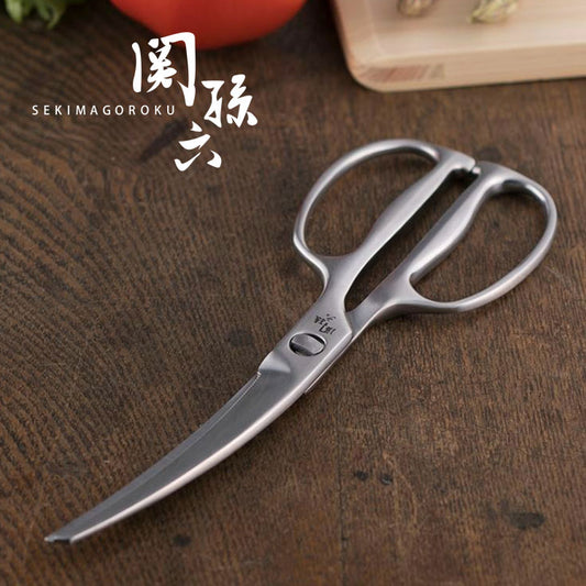 貝印 関孫六 鍛造 オールステンレスカーブキッチン鋏 日本製 KAI DH3346 キッチンバサミ 洗える 分解 キッチン ハサミ おしゃれ(代引不可)【メール便】
