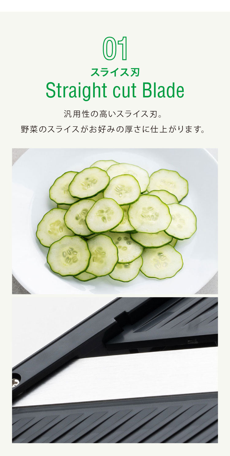 サンクラフト ダイヤル式リフトスライサー 日本製 関の刃物 厚さ調節 スライサー 千切り セット 千切り器 千切りスライサー マルチスライサー 多機能 野菜調理器 フライドポテト 安全ホルダー AMS-01