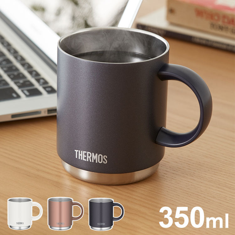 THERMOS サーモス 真空断熱マグカップ 350ml 食洗機対応 保温マグカップ スタッキングOK ステンレスマグ 保温 保冷  ステンレスマグカップ コーヒー 紅茶 女性 男性 プレゼント 母の日 父の日