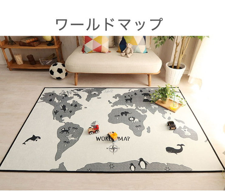 ラグ ラグマット ラグカーペット 絨毯 130x190cm ウォッシャブル 丸洗い 耐熱 床暖房 ホットカーペット 対応(代引不可)