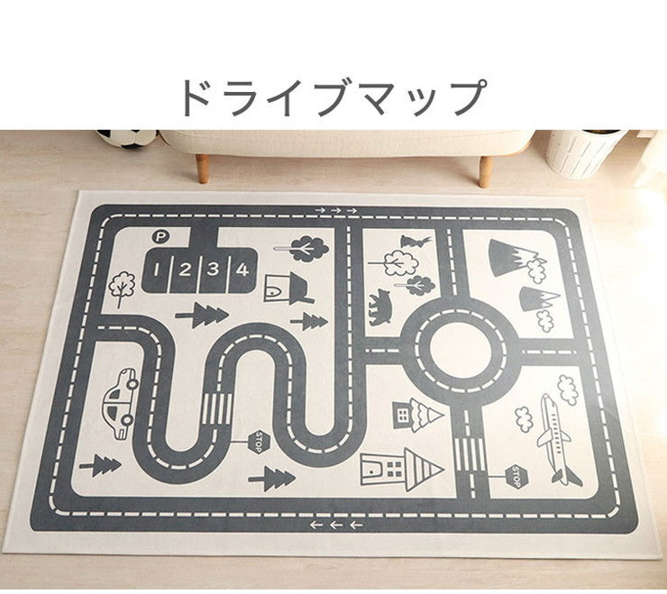 ラグ ラグマット ラグカーペット 絨毯 130x190cm ウォッシャブル 丸洗い 耐熱 床暖房 ホットカーペット 対応(代引不可)