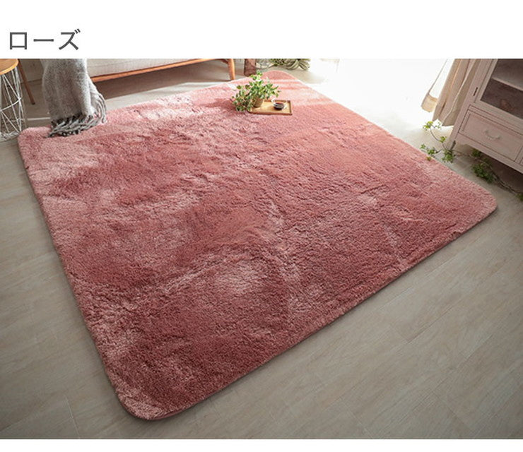 ラグ ラグマット ラグカーペット 絨毯 マイクロファイバー 130x190cm 手洗い 耐熱 床暖房 ホットカーペット 対応(代引不可)