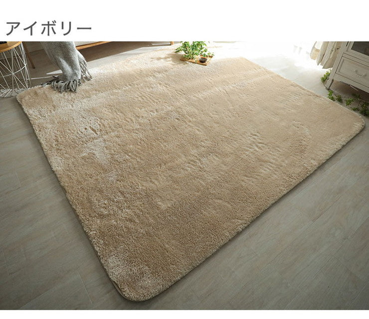 ラグ ラグマット ラグカーペット 絨毯 マイクロファイバー 130x190cm 手洗い 耐熱 床暖房 ホットカーペット 対応(代引不可)