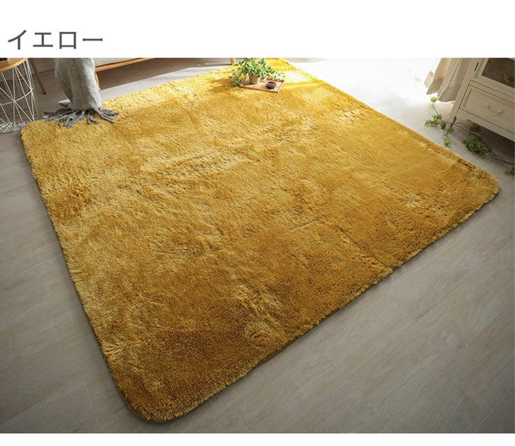 ラグ ラグマット ラグカーペット 絨毯 マイクロファイバー 130x190cm 手洗い 耐熱 床暖房 ホットカーペット 対応(代引不可)