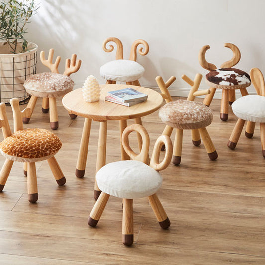 アニマルチェアー 幅28cm キリン ねずみ バンビ トナカイ うさぎ ひつじ うし かわいい おしゃれ 癒し 子供 プレゼント 誕生日(代引不可)