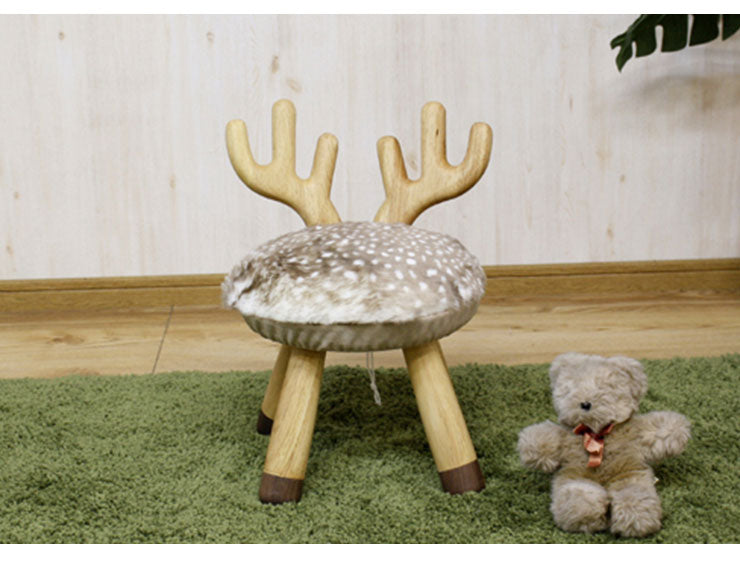 アニマルチェアー 幅28cm キリン ねずみ バンビ トナカイ うさぎ ひつじ うし かわいい おしゃれ 癒し 子供 プレゼント 誕生日(代引不可)