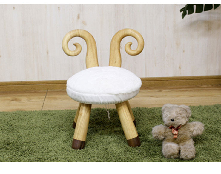 アニマルチェアー 幅28cm キリン ねずみ バンビ トナカイ うさぎ ひつじ うし かわいい おしゃれ 癒し 子供 プレゼント 誕生日(代引不可)