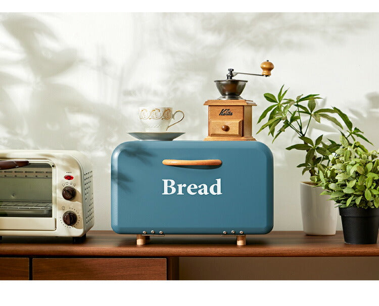 ブレッドケース 35×23.5×22.5cm 食パン入れ 収納 パンケース パン入れ かわいい モダン 北欧 調味料ラック スパイスラック 紅茶 コーヒー 収納ケース 食パン ジャム