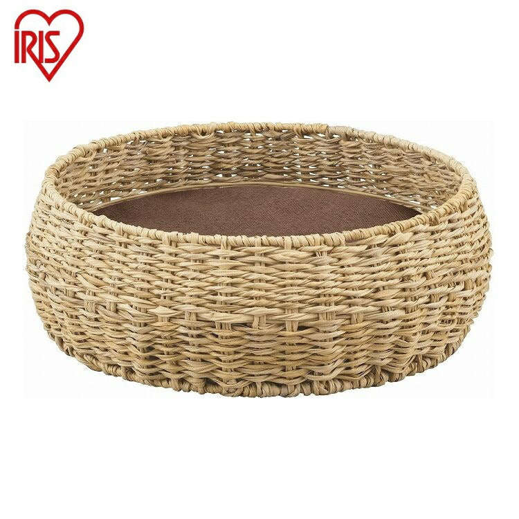 アイリスオーヤマ ラタン調ペットハウス ラウンド PHR-R4414 ナチュラル ラタン調 ペットハウス キャットハウス 犬 猫 ネコ IRIS OHYAMA(代引不可)