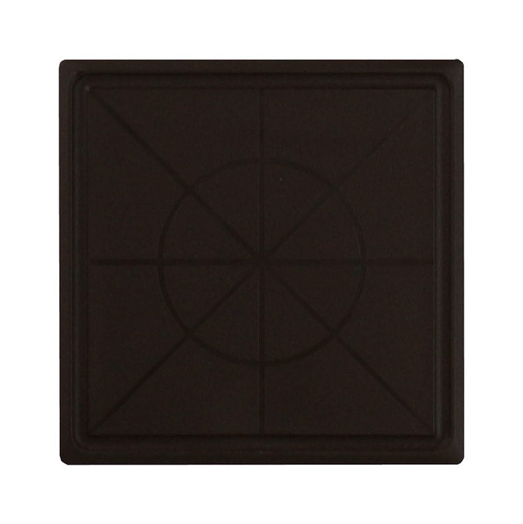 カクセー M-2424BW まないた 角 2424 ブラウン 均等 〇×ライン 目盛り付 汁こぼれ防止 溝付き 全周テーパーカット(代引不可)