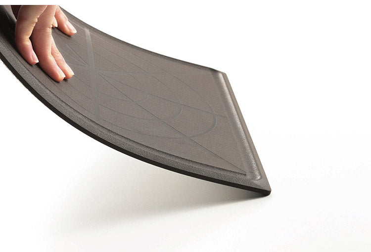 カクセー M-2828BW まないた 角 2828 ブラウン 均等 〇×ライン 目盛り付 汁こぼれ防止 溝付き 全周テーパーカット(代引不可)