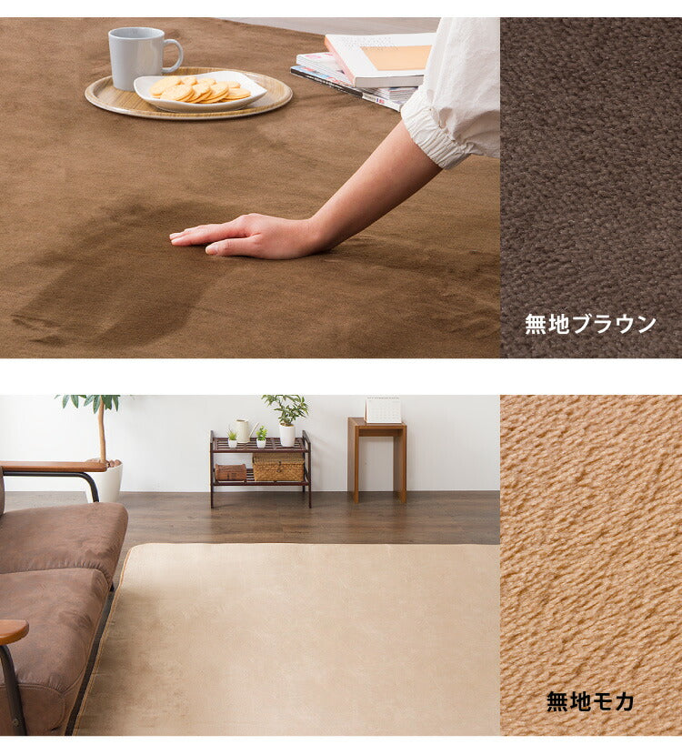 洗えるラグ 200x300 長方形 ラグマット ラグカーペット フランネルマット オールシーズン ウォッシャブル 滑り止め付 マイクロファイバー リビング 絨毯 ホットカーペット対応