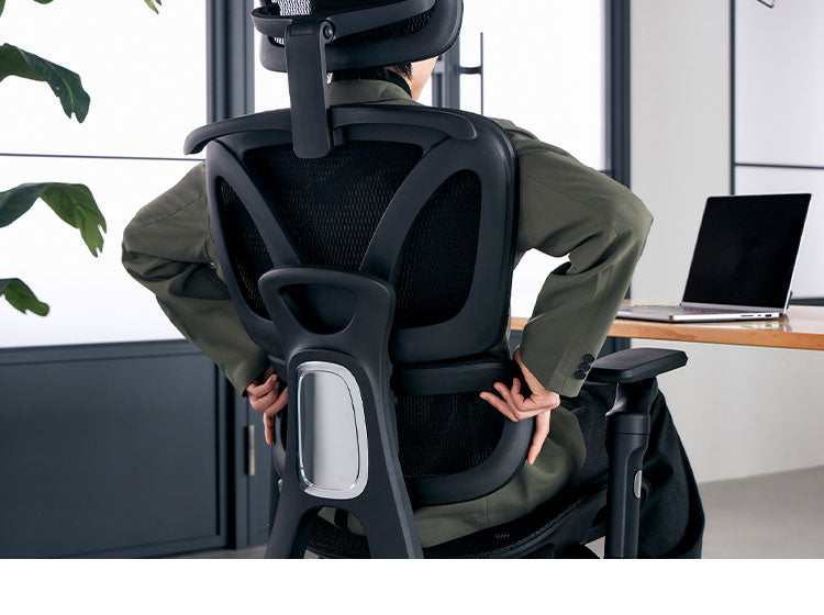 アップサイド ドゥ ソラリス プロ エルゴノミクスチェア フットレスト付き LC-E-39 デスクチェア チェア 椅子 オフィス リクライニング 調節 メッシュ張地 ヘッドレスト 6Dアーム オフィスチェア(代引不可)