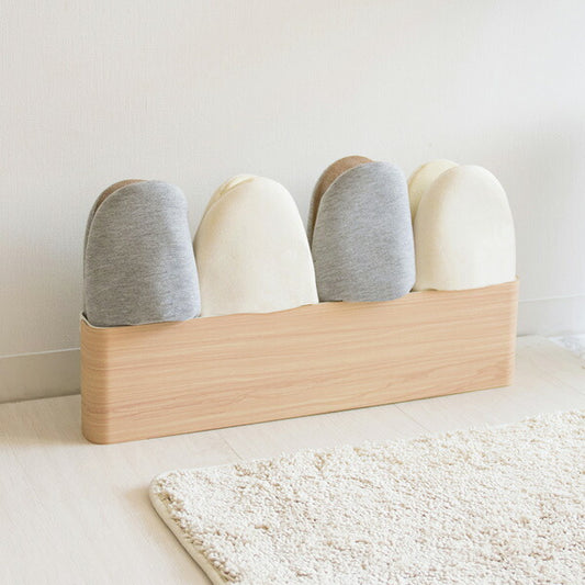 スリッパラック TEER(ティール) スリッパ立て スリッパ収納 玄関収納 おしゃれ 木目調 おしゃれ(代引不可)