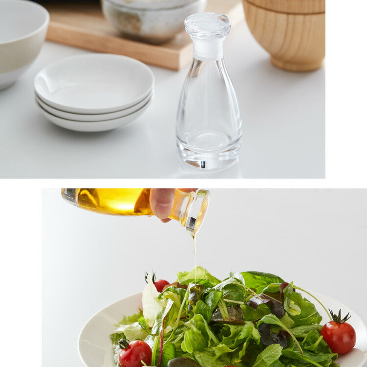 THE 液だれしない 醤油差し 80ml 日本製 紙箱入り 鮮度 調味料ポット オイル ビネガー 透明 ガラス 硝子 クリスタル クリスタルガラス おしゃれ レトロ シンプル 卓上調味料 卓上小物 中川政七商店 ザ