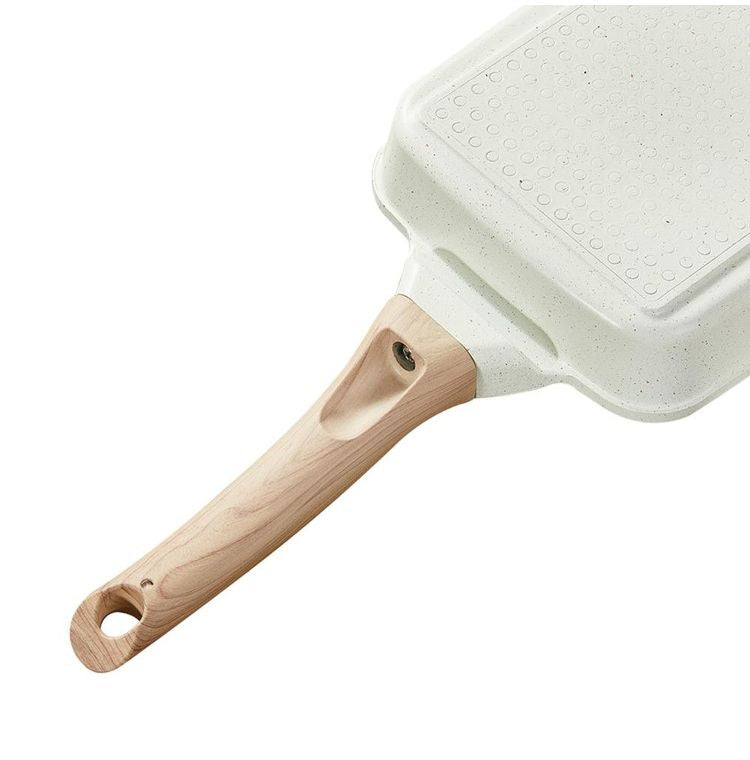 カローテ CAROTE 卵焼き器 14×18cm IH対応 PFOAフリー エッグパン IH ガス火対応 ふっ素加工 コーティング お手入れ簡単 アイボリー NM-5007 COSY-ICE