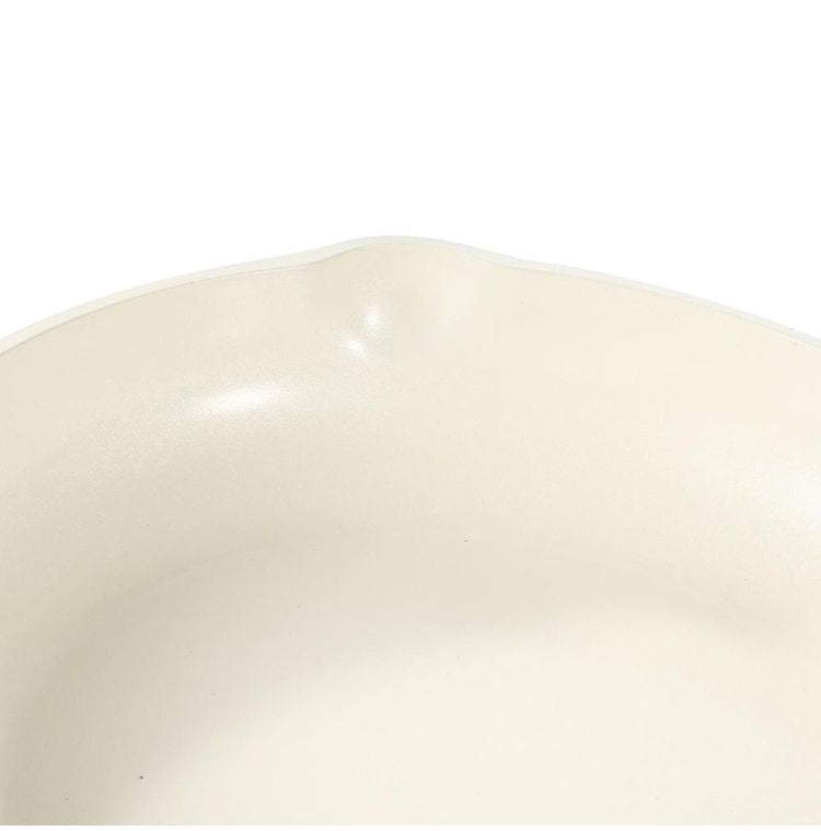 カローテ CAROTE フライパン 26cm ふっ素不使用 IH対応 PFOAフリー IH ガス火対応 セラミック 注ぎ口付き 洗いやすい 握りやすい ミルクティー NM-5085 COSY-ICE