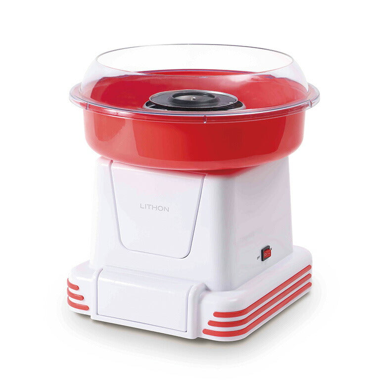 わたあめ屋さん KDCC-006R わたあめメーカー わたがし機 COTTON CANDY MAKER アメ玉 わたあめ 簡易わたあめ機 ホワイト 家電