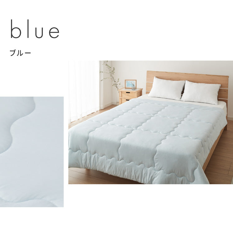 with core コアヤーン 冷感肌掛け布団 シングル 140×190cm 接触冷感 Q-MAX0.46 吸水速乾 洗える ナイロン ポリエチレン コアヤーン繊維 掛布団 掛け布団 肌布団 ウィズコア