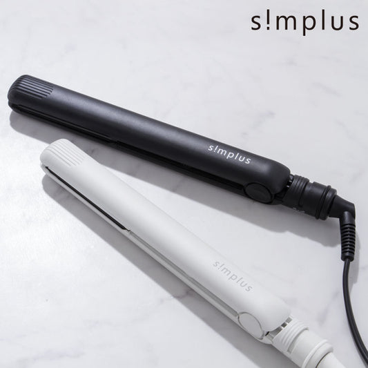 ヘアアイロン マイナスイオン ストレート プロ仕様230℃ 海外対応 24mm 専用ポーチ付 simplus SP-RHST02 ストレートアイロン