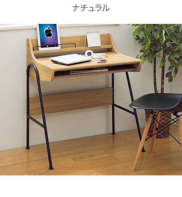 白井産業 パソプリ パソコンデスク デスク ノートPC タブレット デジタル機器 配線穴 北欧 木製 人気 おしゃれ シンプル リビング カフェ 一人暮らし ワークデスク 学習机 勉強机 コンパクト 新生活 ナチュラル 在宅 テレワーク ホワイト(代引不可)