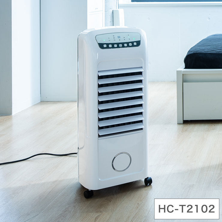 加湿機能付 温冷風扇 ヒート&クール HC-T2102 スリーアップ 冷風 温風 扇風機 送風機 冷風機 温風機 ホワイトト