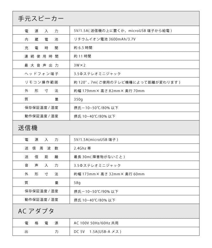 【プレゼント ギフト】お手元スピーカー スピーカー テレビ用 ワイヤレススピーカー 充電式 リモコン一体型 シンプル 補聴 耳元 テレビスピーカー お手元テレビスピーカー simplus シンプラス SP-LD200 一人暮らし 新生活