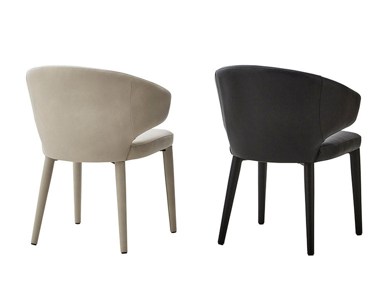 ダイニングチェア 2脚セット チェア おしゃれ シェルチェア ブラック ライトグレー PU カジュアル 椅子 イス いす リビング デスクチェア 食卓(代引不可)