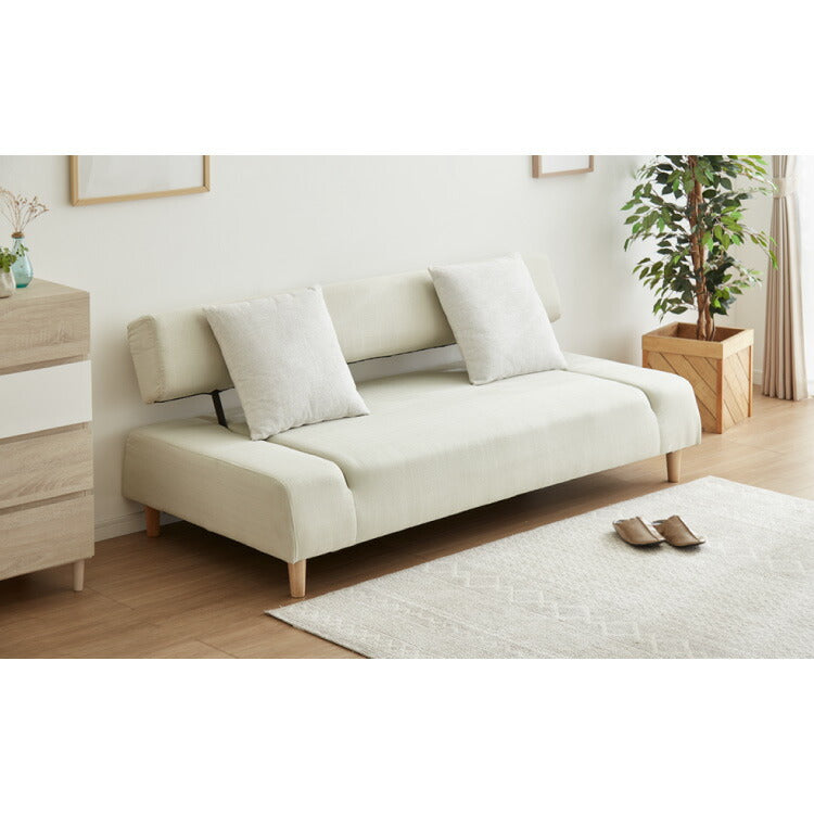 ソファベッド ソファーベッド 3人掛け 幅190 完成品 開梱設置無料 3P ファブリック ソファ sofa リクライニング ブラウン ブル –  Branchée Beauté