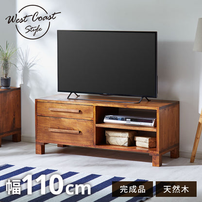 ローボード 幅110 西海岸風 テレビ台 テレビボード AVボード ロータイプ コンパクト TV台 収納家具 収納 大容量 シンプル 省スペース 手作り おしゃれ オシャレ お洒落 かわいい 可愛い 北欧 新生活(代引不可)